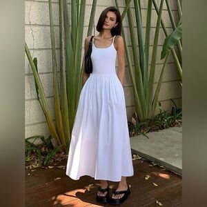 NWT Cotton Cami Midi Dress